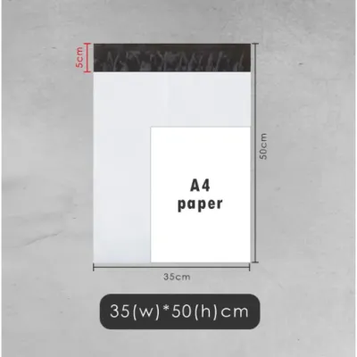 Courier Bag 100pcs Packaging Shipping Plastic Mailing Flyer Thick 10mm 快递袋 100pcs Pembungkusan Penghantaran Plastik Assorted Size