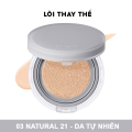 [Rom&nd] Phấn Nước Che Phủ Hoàn Hảo, Mỏng Nhẹ Tự Nhiên Romand NU Zero Cushion SPF24/PA++ 15g. 
