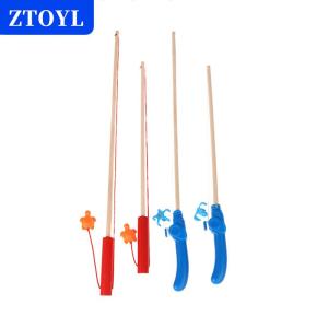 [COD]🔥🔥🔥ZTOYL Baby Magnetic Fishing Toy Childrens Fishing Rod Extended Wooden Fishing Rod