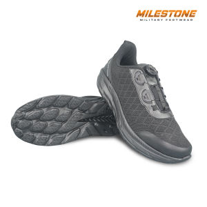 Sepatu Running Tali Putar Untuk Olahraga Lari Milestone Montana Spesifikasi Standart Jatah TNI POLRI dan KEMHAN