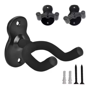 Wall Mount Guitar Hanger Hook Rotatable Metal Holder Hanger Bracket for Acoustic Electric Guitar Ukulele Violin Bass