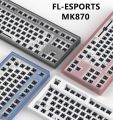 FL MK870ที่กำหนดเองขายดีชุดคีย์บอร์ดเครื่องกล RGB เข้ากันได้กับสวิตช์3Pin 5Pin จัดส่งฟรี. 