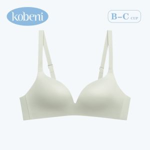 KOBENI เสื้อใน บราไร้โครง เนื้อผ้าบางเบาใส่สบาย สายปรับระดับได้ ทรงสวยดูดี