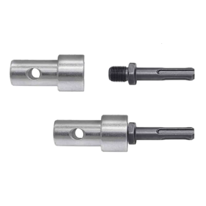 Round Shank 2 Slots Adapter SDS Arbor Connector For Earth Auger Head Connector Hammers Drilling Bit Nut Head