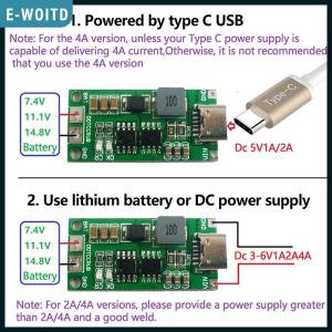 E-WOITD  2S 3S 4S 1-4A Booster Module Lithium Polymer Lithium Ion Battery Charging Module Step-Up Boost LiPo Polymer Li-Ion Charger