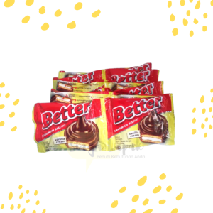 Better Sandwich 20gr 1 BOX ISI 10pcs Biskuit Coklat Vanilla Cream