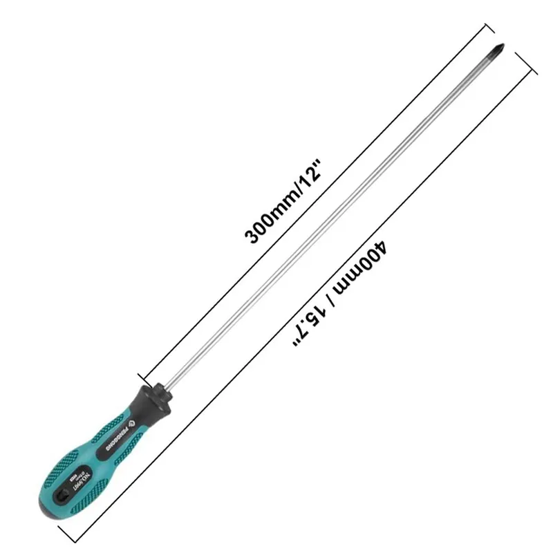 IEBUOBO 12 Zoll Magnetische Schraubendreher – Set Mit Kreuz- Und Schlitz-Schraubenzieher Plus Magnetisierer
