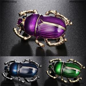 [COD] zhangyuqing Vintage Lady Brooch Beetle Animal Insect Shirt Brooch Pin Women Jewelry
