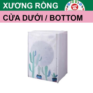 Áo Phủ Máy Giặt Chống Bụi Cửa Trên Cửa Ngang Miếng Đậy Máy Giặt Cửa Trên Cửa Dưới