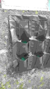 Baq Pot Dinding Vertical Garden Pot Gantung Pot Kantong Tanaman Dinding kantong 12 Kantong Wall Planter