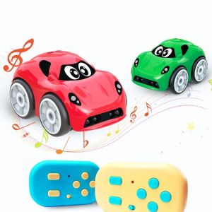 Hand Sensor Induction Remote Control Toy Car with Sounds and Lights Forward Backward Intelligent Following Track Kid Car