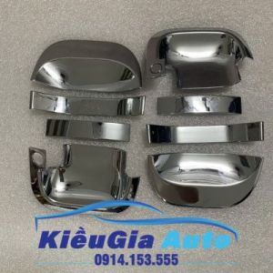 Ốp mạ tay mở cửa ngoài xe Kia Bongo 3