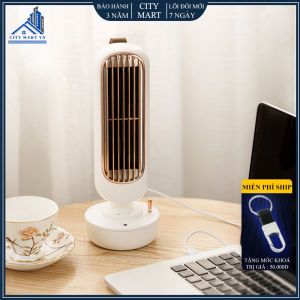 Quạt tháp tạo ẩm tích hợp phun sương 2 in 1 để bàn quạt điện tạo ẩm tích hợp sạc USB. Bảo hành 12 tháng lỗi đổi mới trong 7 ngày đầu