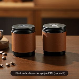 BINCOO Coffee Powder Sealed Jar Mini Portable Coffee Storage Jar 150ML