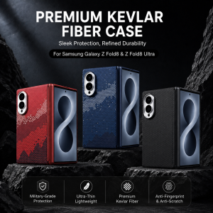 For Samsung Galaxy Z Fold 8 Fold 8 Ultra Real Kevlar Aramid Fiber MagSafe Magnetic Ultra-Thin Carbon Fiber Slim Shockproof Case