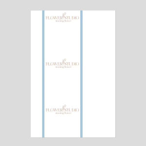 Kertas Buket Bunga Lines 45cm X 30cm Matte Solid Flower Wrapping Cellophane Paper KB66