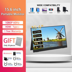 BYONE  14/15.6 inch Portable Monitor 1080p HD Monitor HDMI IPS Portable Screen 100% sRGB Gaming Monitor for Laptop ps3 ps4 ps5 XBOX