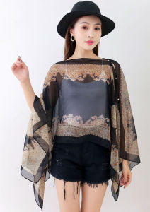 Đa chức năng skaf selendang wanita mỏng chống nắng khăn choàng cho phụ nữ phong cách thời trang khăn quàng cổ lụa dài