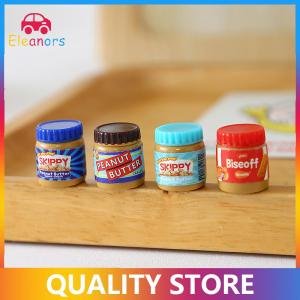 [Eleanor] 6PCS thu nhỏ Dollhouse mô phỏng của bơ đậu phộng mô hình trang trí nội thất đồ chơi cho búp bê phụ kiện đồ chơi mô hình trang trí nội thất