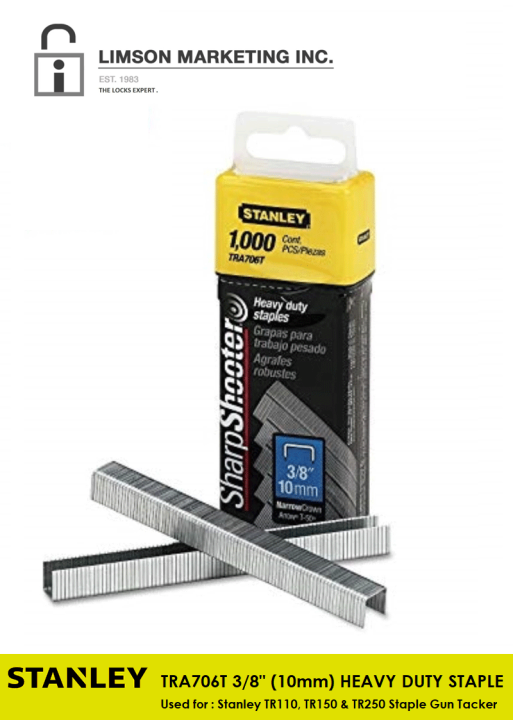 Stanley TRA706T Staple Wire for Stanley Gun Tackers TR250, TR110