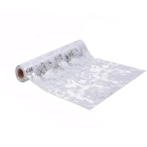 Gold and Silver Meshes Fabric Roll For Event Decoration And Creative DIY Projects Perfect For Weddings And Parties