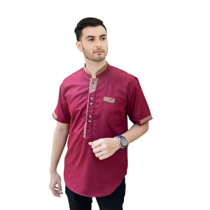 Baju kurta Pakistan koko muslim kurta pria dewasa baju lebaran couple cowo cowok busana muslim pria bahan toyobo adem halus kerah band shanghai exclusive premium