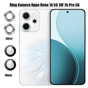 2/3 Pcs RING Camera OPPO RENO 14 14F 14Pro 5G/ RENO 13 13F 13Pro 5G Iring Metal Kaca Hitam Black Silver Tempered Glass Gliter Pelindung Kamera Belakang Anti Gores Temper Glas Lens Lensa Cam Warna Color 1 Set 1Set Buletan Reno14 Reno13 F Pro 4G Murah Baru
