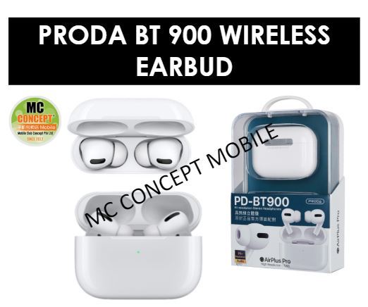 SG) PRODA AIRPLUS PRO BT-900 WIRELESS EARBUDS Lazada Singapore