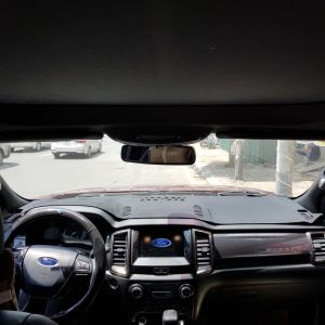 Thảm taplo da vân carbon cao cấp Ford Everest 2017 - 2022