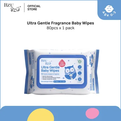 BZU BZU Ultra Gentle Fragrance Free Baby Wet Wipes (80 pcs) [Exp: Year 2028]