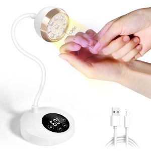 Đèn hơ móng tay AORAEM đèn LED tự động cảm biến ánh sáng vàng nhấp nháy. 36W (395nm+405nm) 4 chế độ hẹn giờ cho việc làm móng gel đèn gel có thể sạc lại với pin 2500mAh thích hợp cho việc tự làm móng tại nhà.
