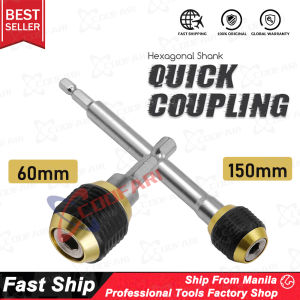 1/4 Inch Keyless Drill Bit Chuck Quick Change Adapter Converter Hex Shank