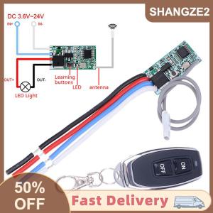 【E-WOITD】 433MHz DC 3.6V 5V 9V 12V 24V 1CH Mini Relay không dây RF điều khiển từ xa chuyển đổi