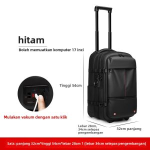 Hot-Selling Trolley Bag Large Capacity Luggage Bag Anti-Theft Travel Bag Vacuum Compression Storage Waterproof Backpack Suitcase