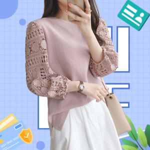 LH.Monday ก็ปังไปเลยนะลูกค้าาา กับเสื้อ แขนยาวคอกลมแขนยาว ดีเทลตรงแขนคือที่สุดในรุ่น ดูดีสุดๆ ใส่ยังไงก็ดูดีอะบอกเลย ดูคุณหนูเบาๆ จัดเลยดีมากขอบอก