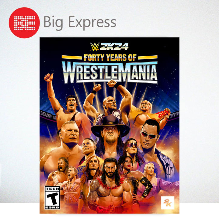 WWE 2K24 40 Years of Wrestlemania Edition (v1.02 + All DLCs) PC OFFLINE ...