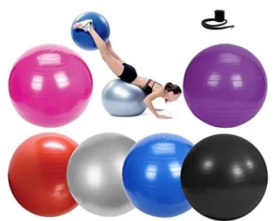 🇸🇬 [READY STOCK] Anti-Burst and Slip Swiss Ball Yoga Ball Fitness Ball Birthing Ball with Quick Pump