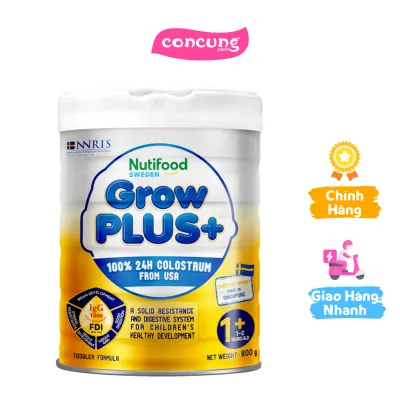 SPDD GrowPLUS+ Sữa Non (Vàng) 1+ tuổi 800g