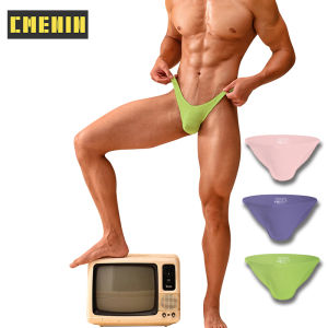CMENIN ADANNU 3Pcs Cotton Pouch Briefs Men Underwear Macaron Jockstrap Man Underpants AD7208