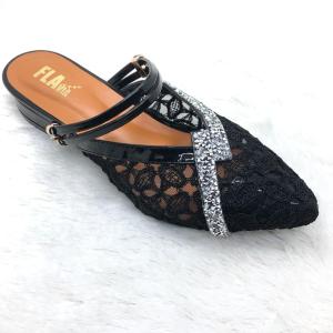 sendal payet wanita sendal pesta tinggi 3cm