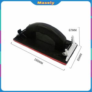 Masely Handheld Sandpaper Sheet Frame Holder Anti-slip Hand Sandpaper Holders Plastic Practical