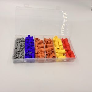 180pcs Spring Twist-On Screw Terminal Cap Quick Wire Nut Wire Twist Connector