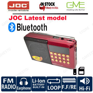 H1011BT JOC Radio Rechargeable USB and micro SD Slot MP3 Player FM Radio Portable Radio Pocket Radio MP3 USB SLOT