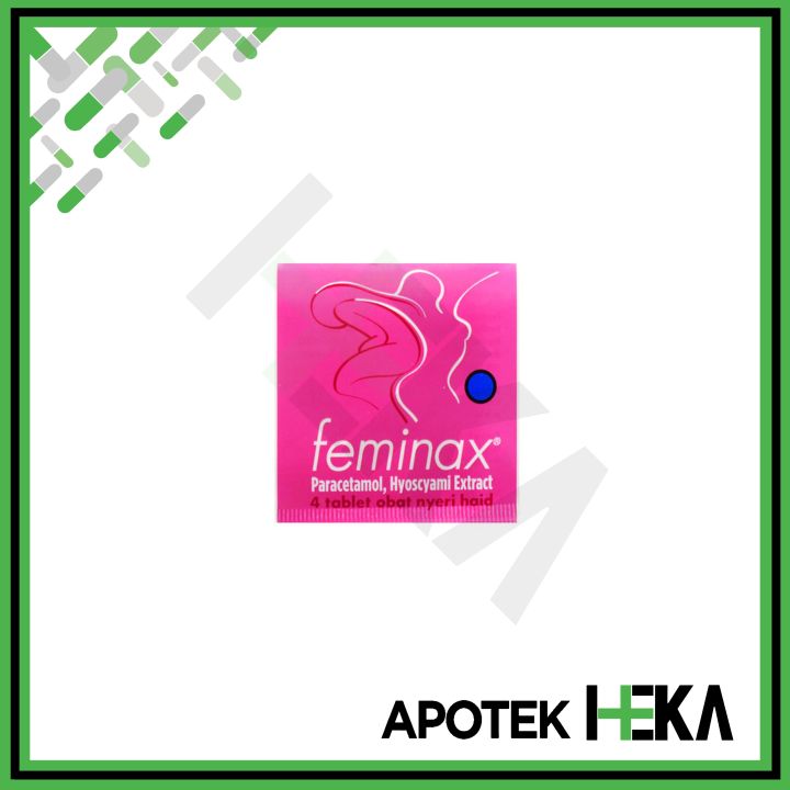 Feminax Tablet Obat Nyeri Haid / Datang Bulan Strip isi 4