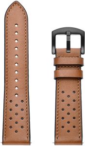 JANSIN Leather Replacement Bracelet Strap For Garmin Venu Sq 2/Sq 2 Music Smart Watch Strap Sports Watchband for Garmin Forerunner 645/645music/245/245M /Vivoactive3/3 Music/Vivomove HR Smart Wand Strap for garmin Venu Sq/SQ Music