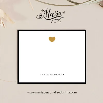 16 PCS / 22 PCS / 32 PCS Personalized Note Cards MONOGRAM-X