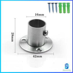 Serenity ตัวรับราว บล๊อครับราว แป้นยึดราว สแตนเลส กลม 16มม 19มม 22มม 25มม 32 มม สำหรับตู้เสื้อผ้า ราวผ้าม่าน Closet Rod Brackets