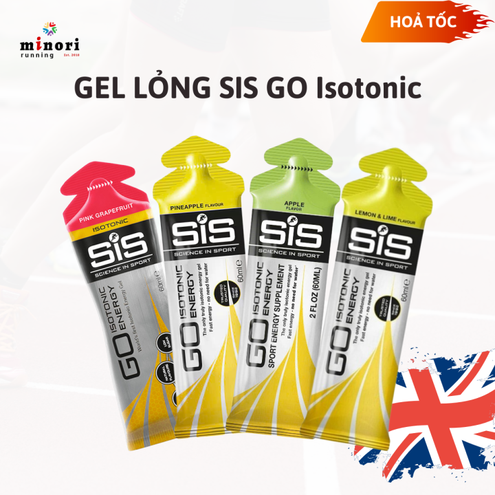 Gel Năng Lượng SIS GO Isotonic Energy Gels nhiều vị dạng lỏng chuyển ...