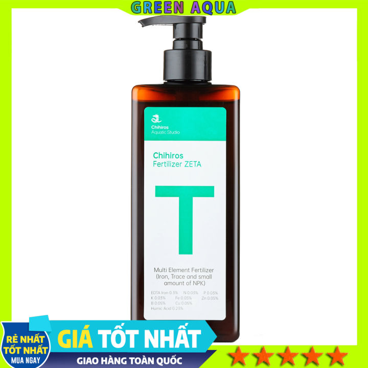 CHIHIROS - Fertilizer Zeta "T" (Chai 450 ml) | Phân nước tổng hợp đa vi ...