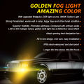 NOVSIGHT Car LED Headlight Bulb H11 3000K Yellow Running Light 10000LM/Pair 72W/Pair Headlight Bulbs. 